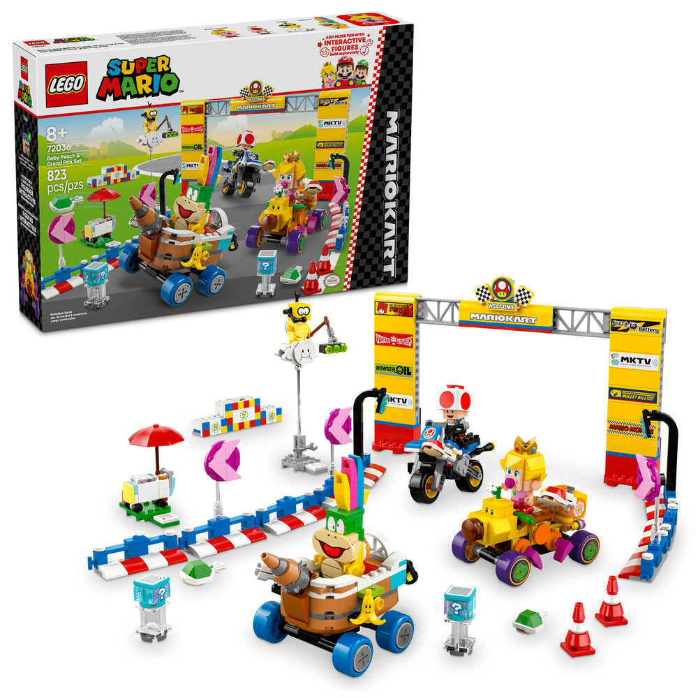 72036 Mario Kart - Baby Peach & Grand Prix Set (Retired) LEGO Super Mario product image 2, provided for visual reference and