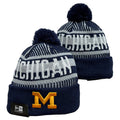 Michigan Wolverines NCAA New Era winter Hat with Pom product image 1