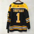 Jeremy Swayman Boston Bruins Official NHL Jersey Adidas product image 1