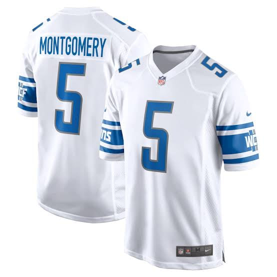 David Montgomery Detroit Lions Official NFL Jersey Nike