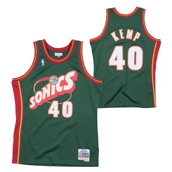 Shawn Kemp Seattle SuperSonics Official NBA Mitchell & Ness product image 1