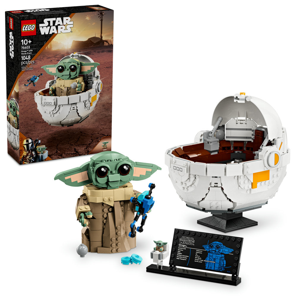 75403 Grogu with Hover Pram (Retired) LEGO Star Wars product image 2, provided for visual reference and product detail review