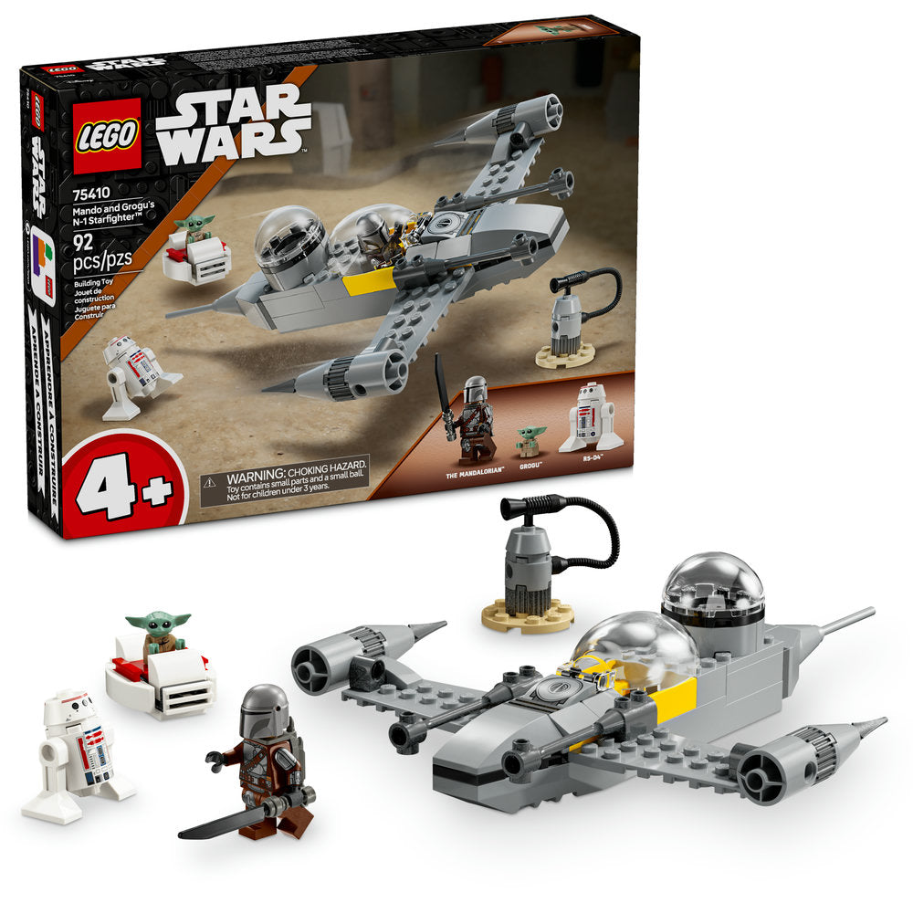75410 Mando and Grogu's N-1 Starfighter (Retired) LEGO Star Wars product image 2, provided for visual reference and product
