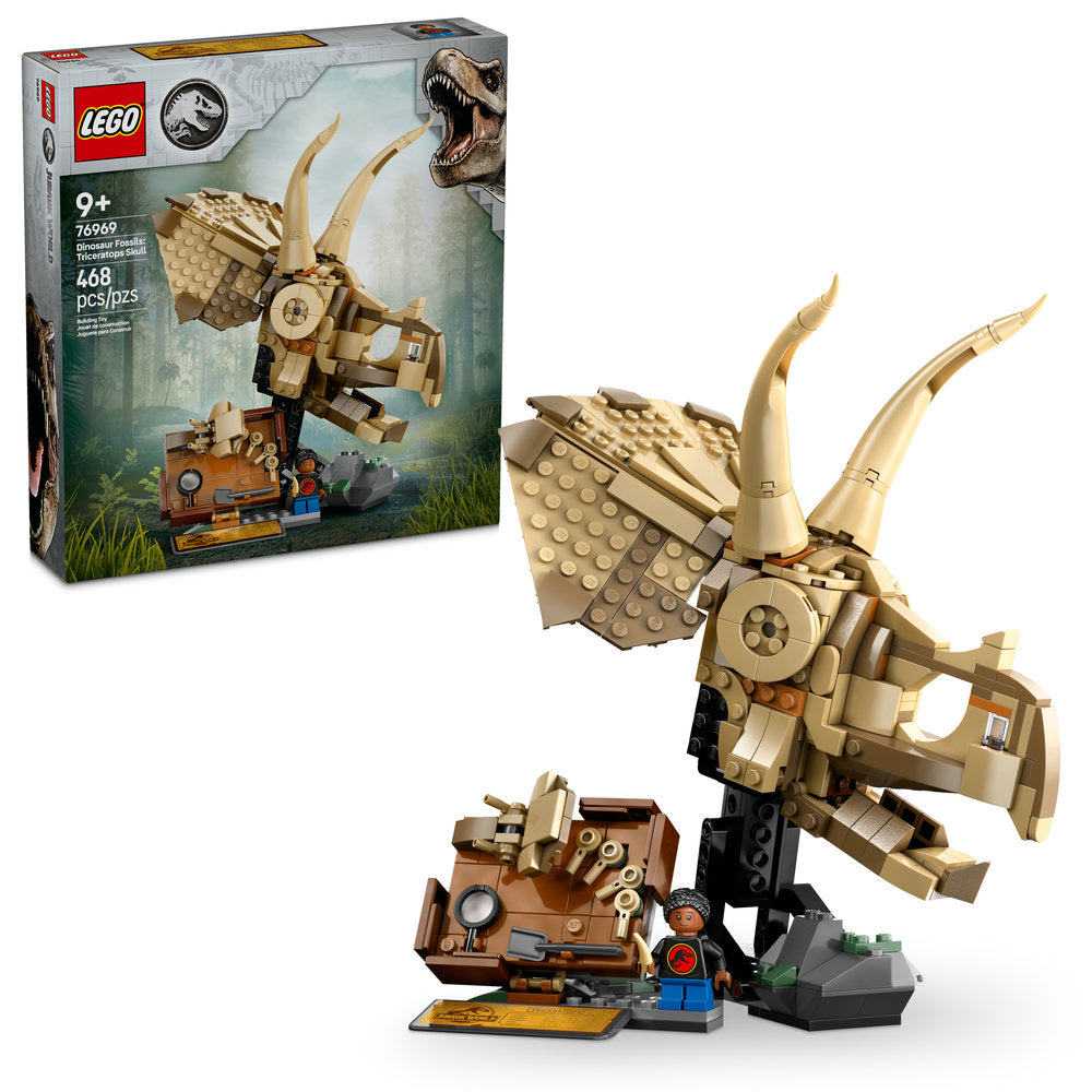 76969 Dinosaur Fossils: Triceratops Skull (Retired) LEGO Jurassic World product image 2, provided for visual reference and