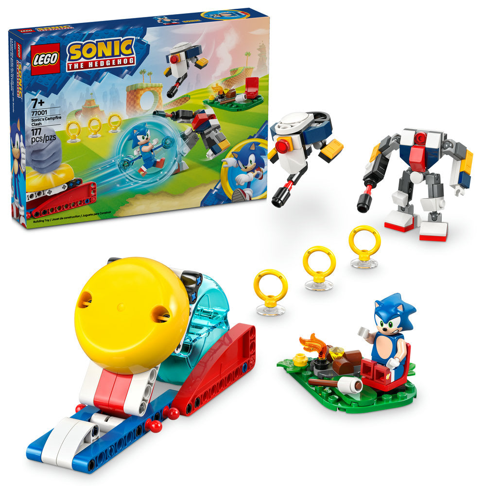 77001 Sonic's Campfire Clash (Retired) LEGO Sonic product image 2, provided for visual reference and product detail review