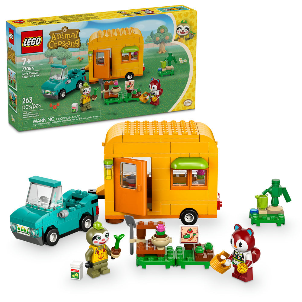 77054 Leif's Caravan & Garden Shop (Retired) LEGO Animal Crossing product image 2, provided for visual reference and product