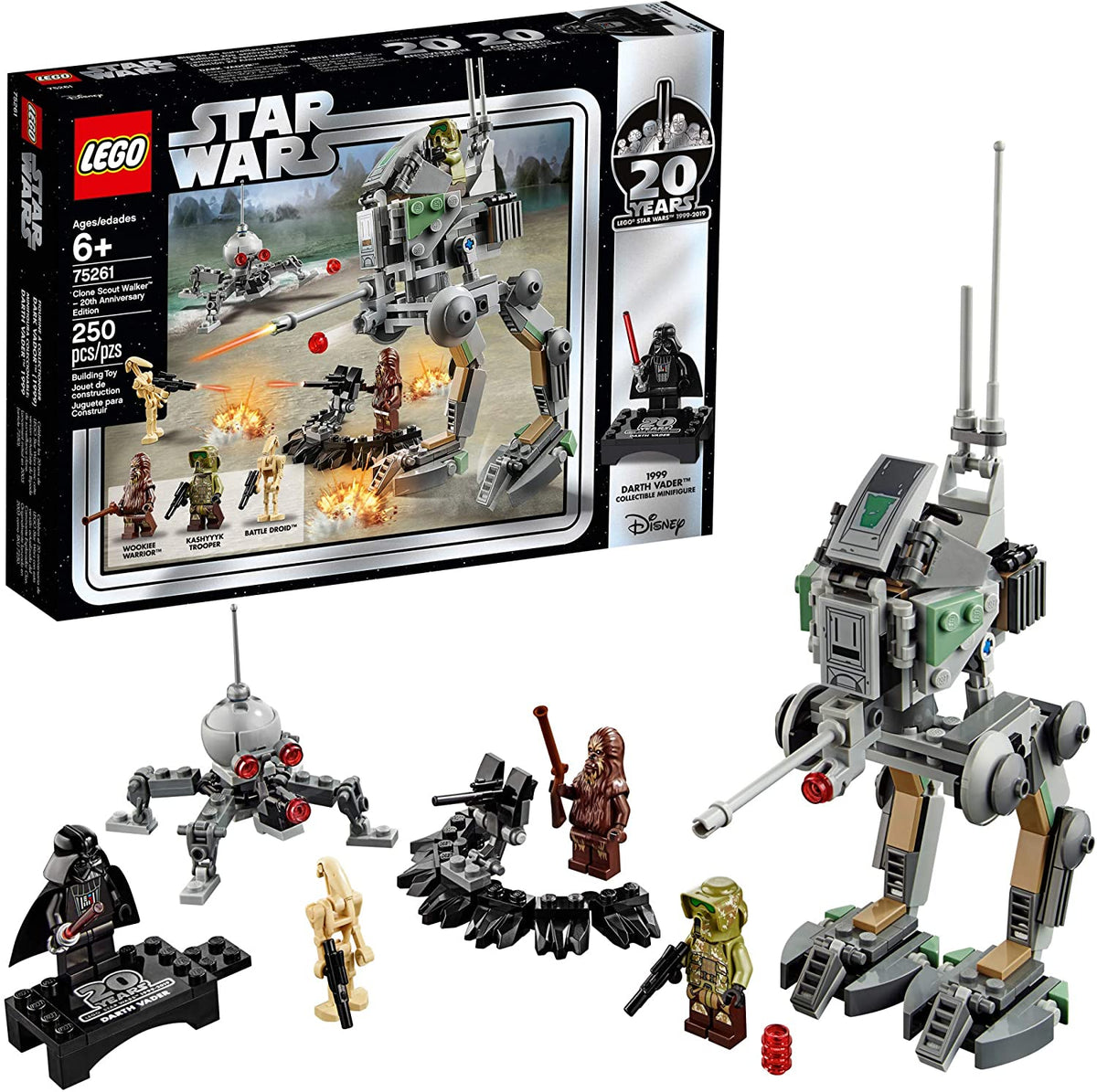 75261 Clone Scout Walker - 20th Anniversary Edition (Retired) product image 1, provided for visual reference and product