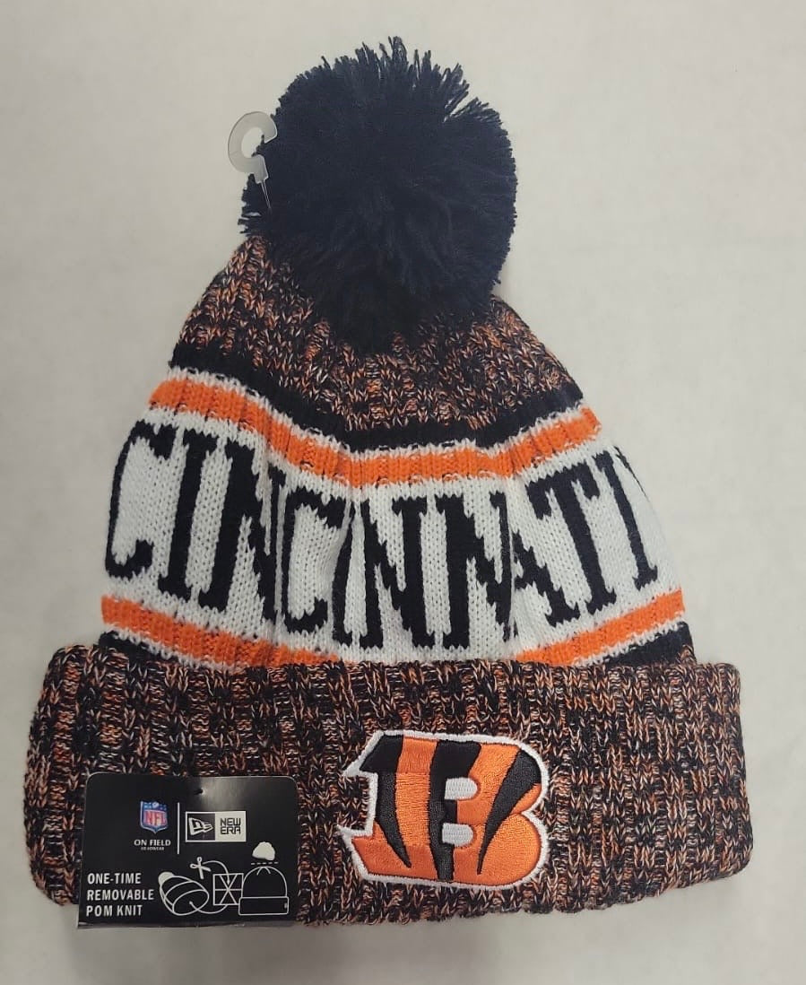 Cincinnati Bengals NFL New Era winter Hat with Pom product image 1