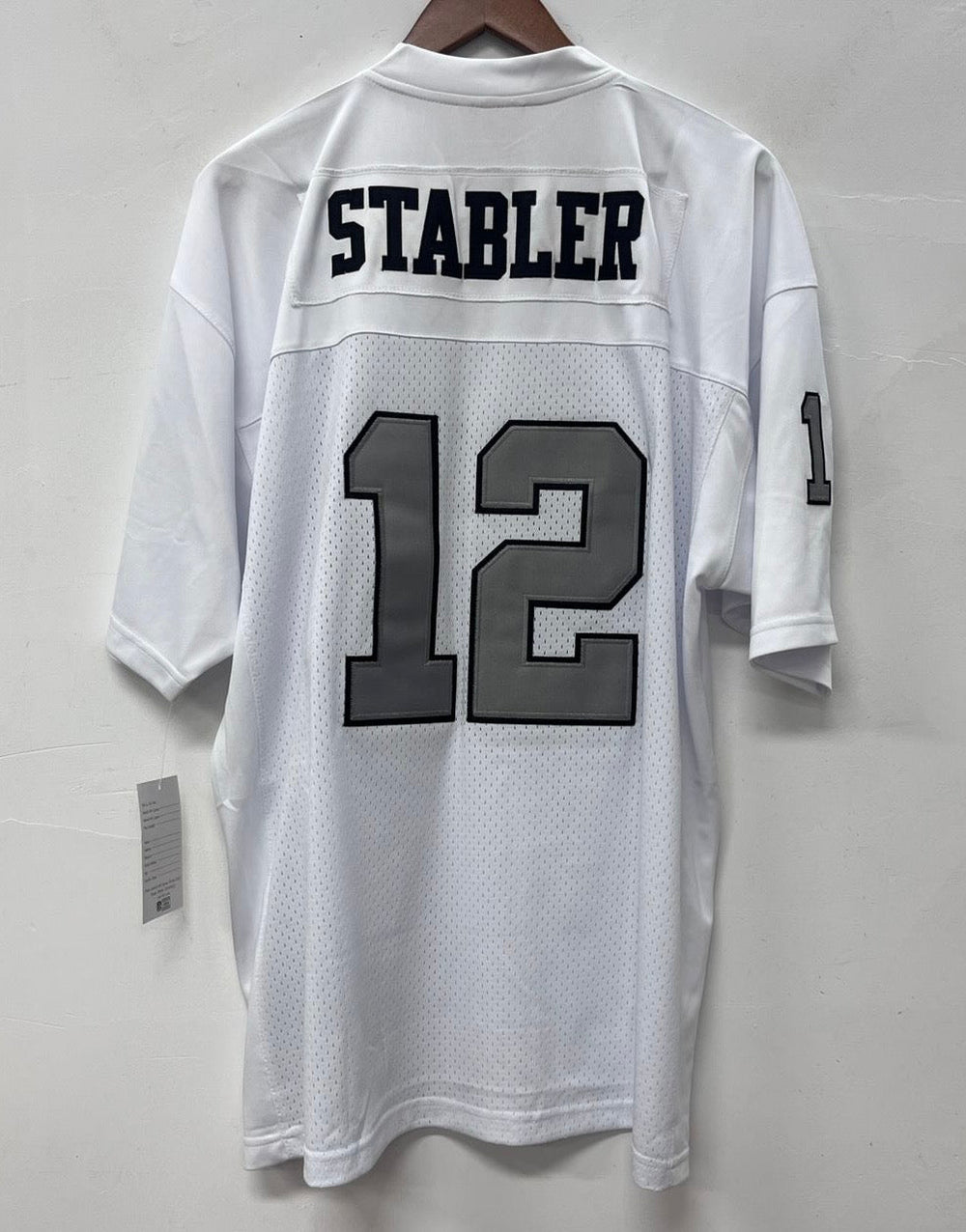 Ken Stabler Oakland Raiders NFL Mitchell & Ness Jersey white