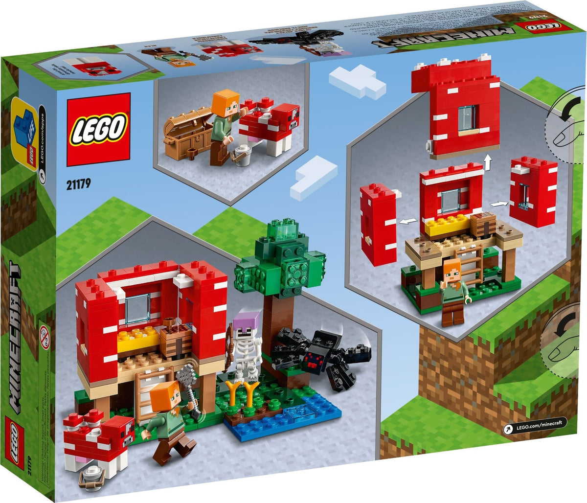 21179 The Mushroom House (Retired) (New Sealed) product image 3, provided for visual reference and product detail review