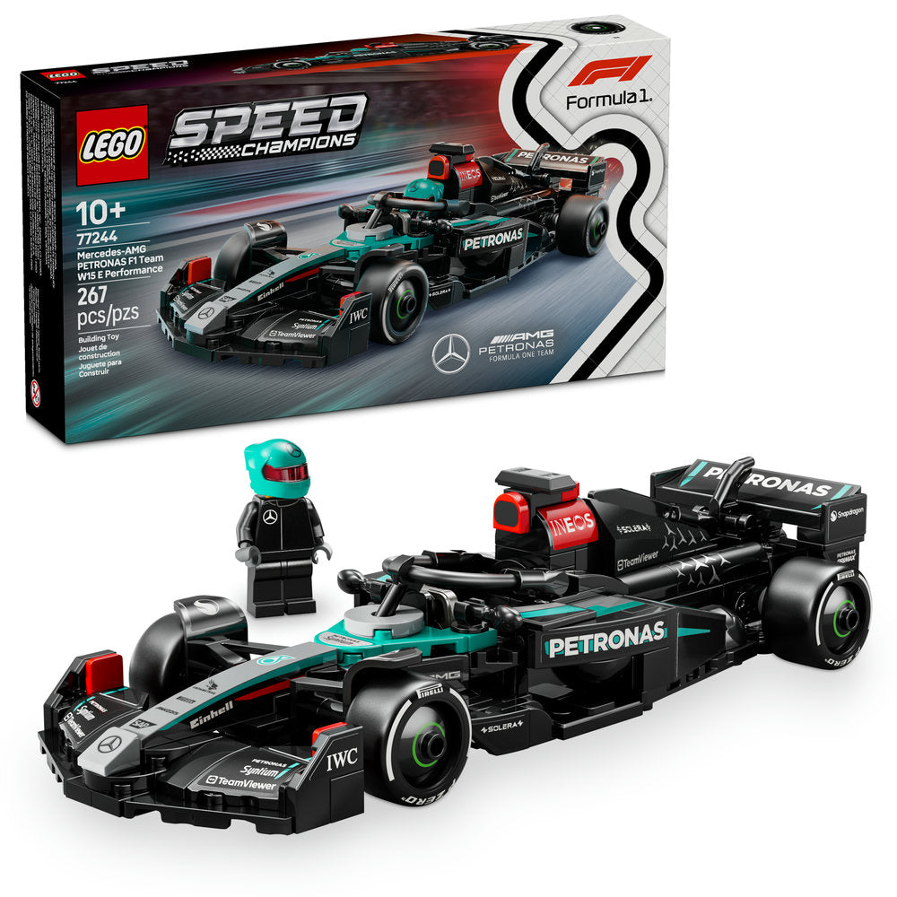 77244 Mercedes-AMG PETRONAS F1 Team W15 E Performance (Retired) LEGO Speed Champions product image 2, provided for visual