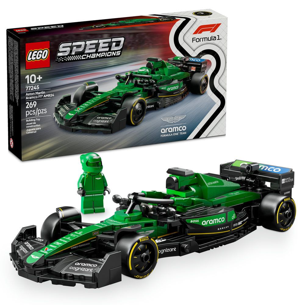 77245 Aston Martin Aramco F1 AMR24 (Retired) LEGO Speed Champions product image 2, provided for visual reference and product