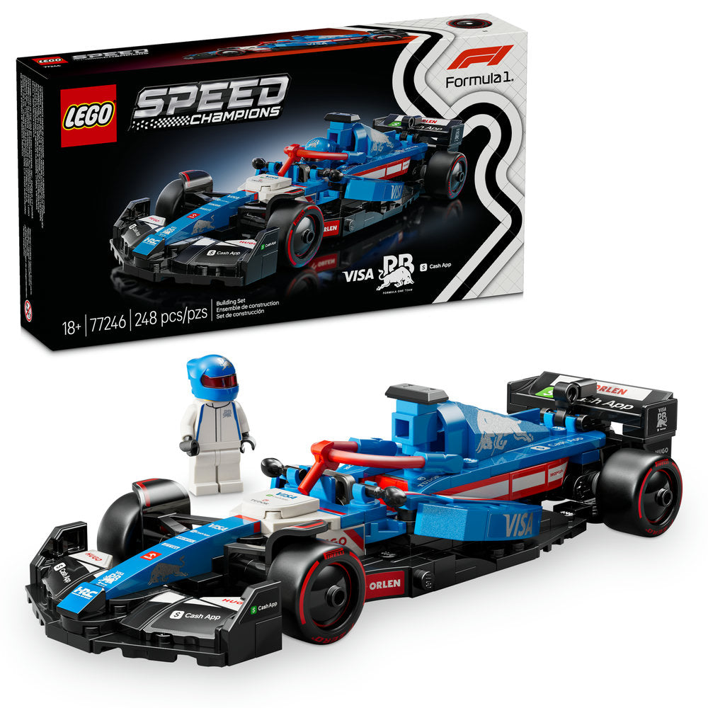 77246 Visa Cash App RB VCARB 01 (Retired) LEGO Speed Champions product image 2, provided for visual reference and product