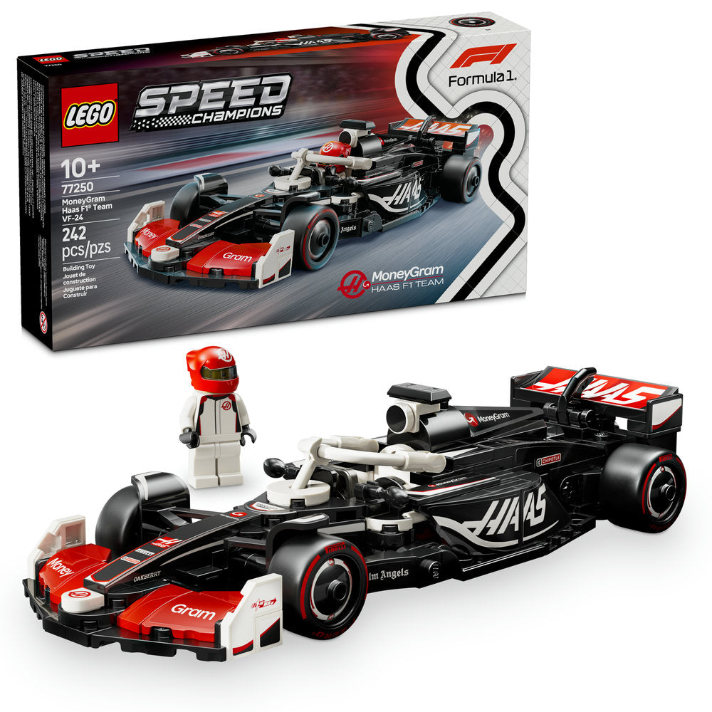 77250 MoneyGram Haas F1 Team VF-24 (Retired) LEGO Speed Champions product image 2, provided for visual reference and product