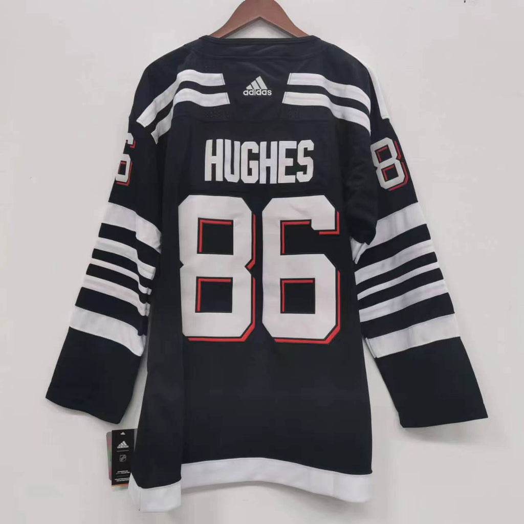 Jack Hughes New Jersey Devils Official NHL Adidas Black product image 1