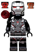 COL334 War Machine - Black and Silver Armor with Backpack product image 1, provided for visual reference and product detail