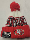 San Francisco 49ers NFL New Era winter Hat with Pom product image 1
