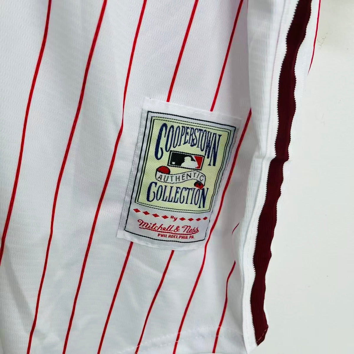 Pete Rose Philadelphia Phillies Jersey white pinstripes product image 4