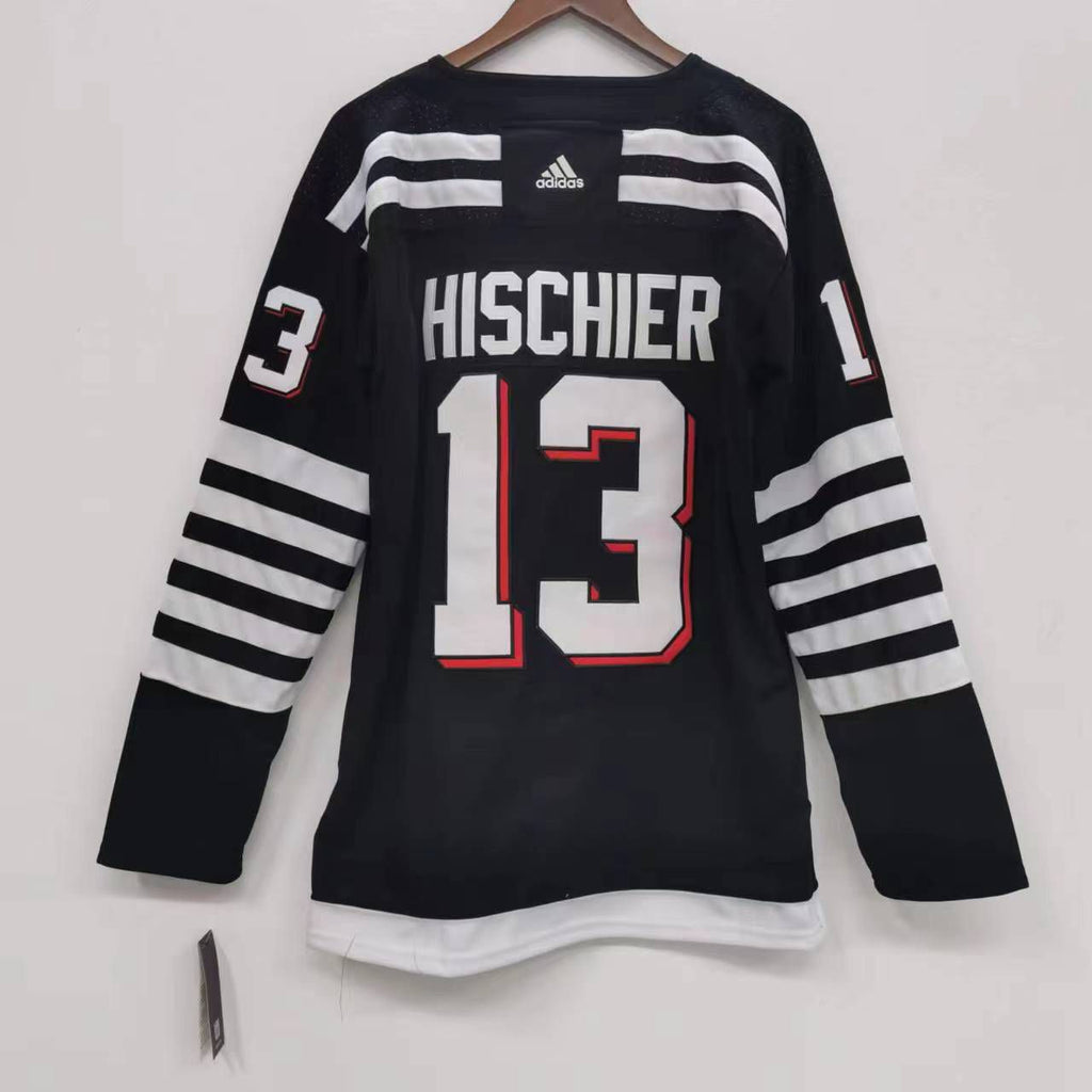 Nico Hischier New Jersey Devils Official NHL Adidas Black product image 2