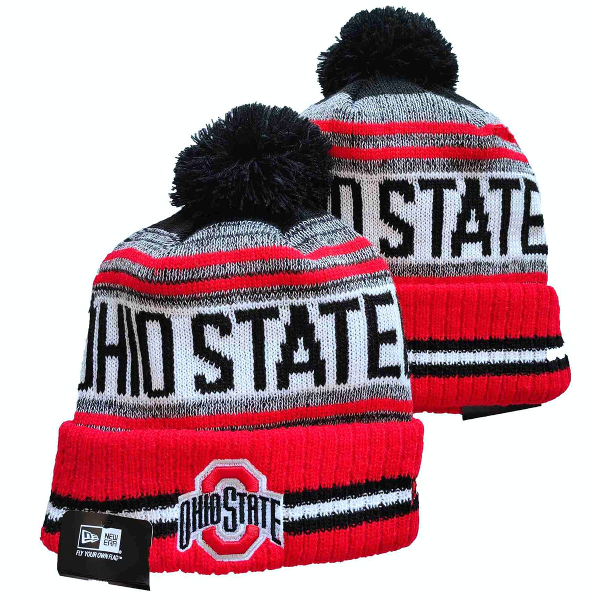 Ohio State Buckeyes NCAA New Era winter Hat with Pom product image 1