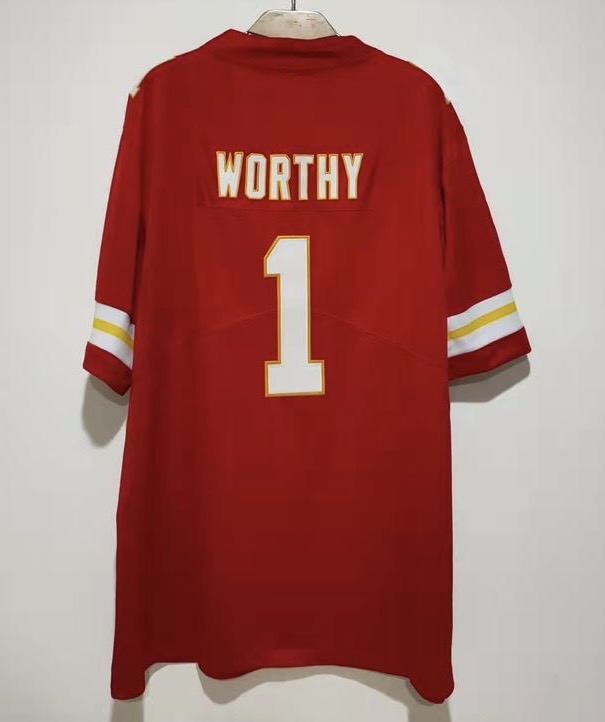 Xavier Worthy Kansas City Chiefs Classic Authentics Jersey product image 1