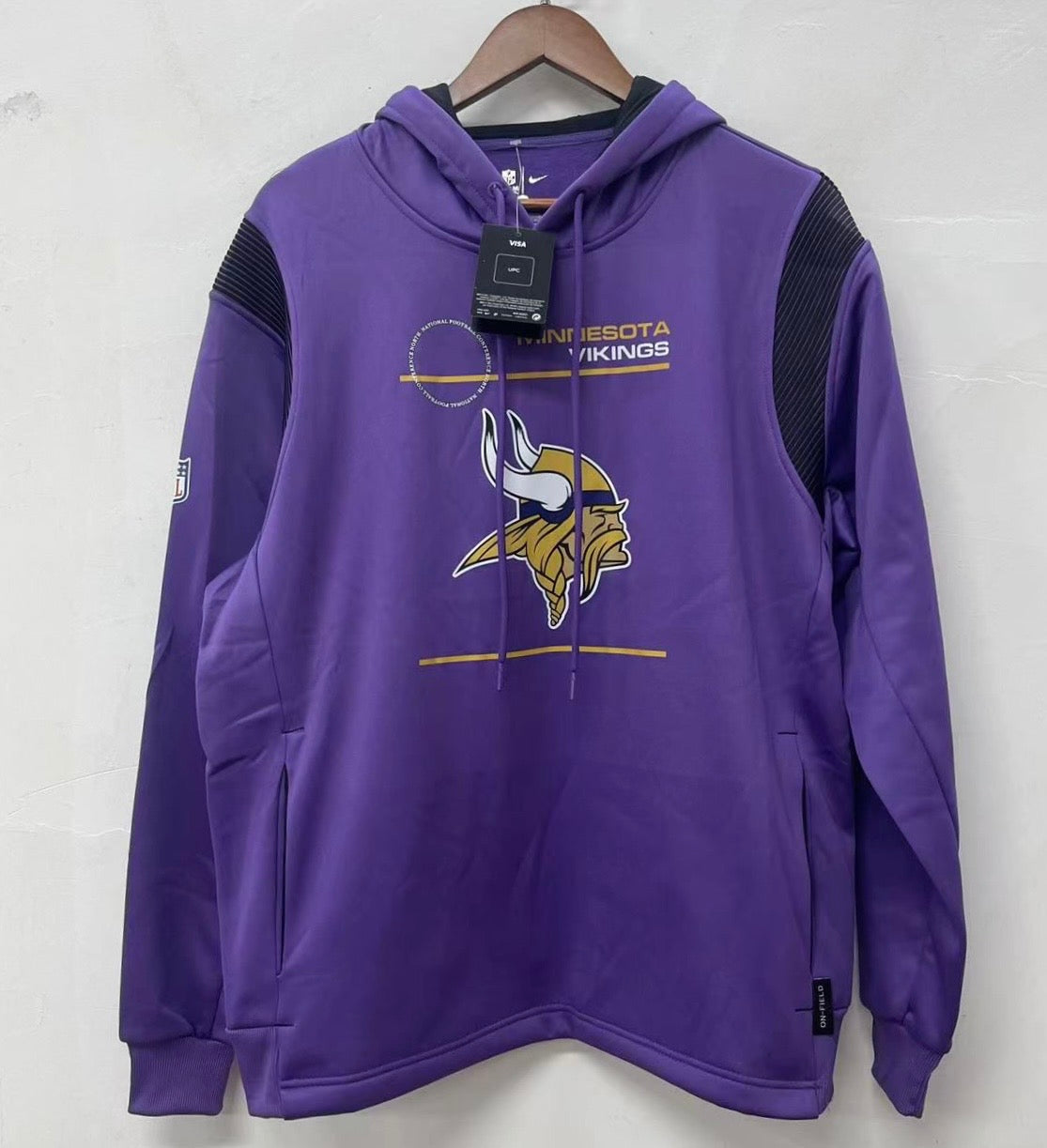 Minnesota Vikings official NFL hoodie product image 1