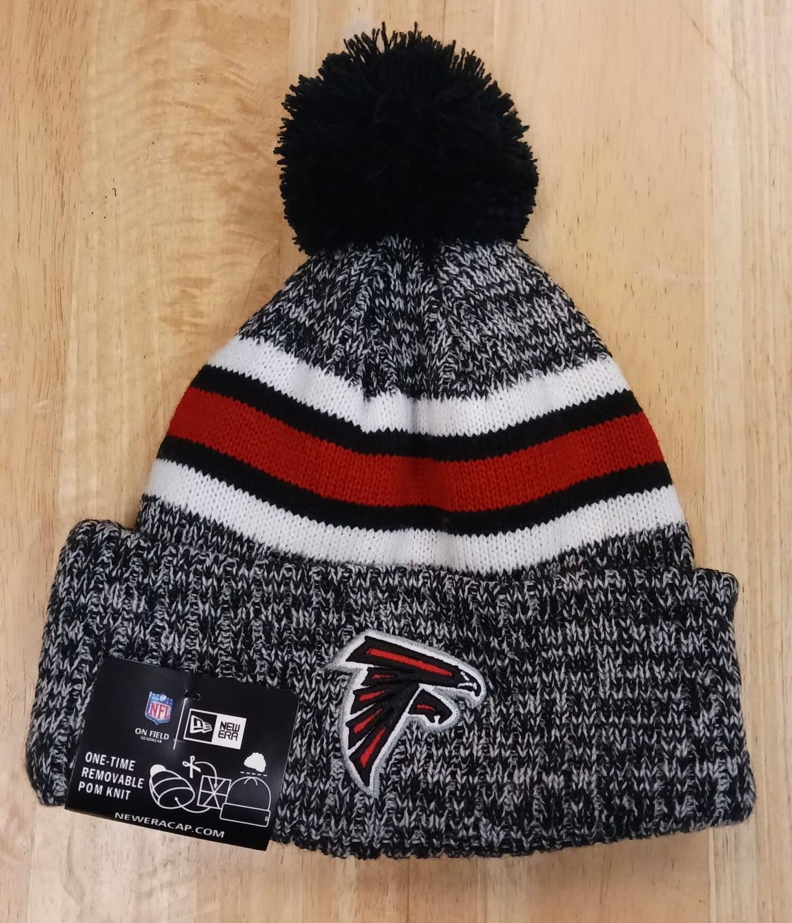 Atlanta Falcons NFL New Era winter knit Hat with Pom product image 1