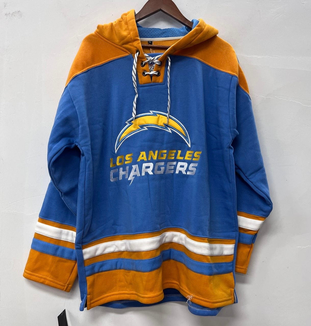 Los Angeles Chargers Official NFL Hockey style hoodie product image 1