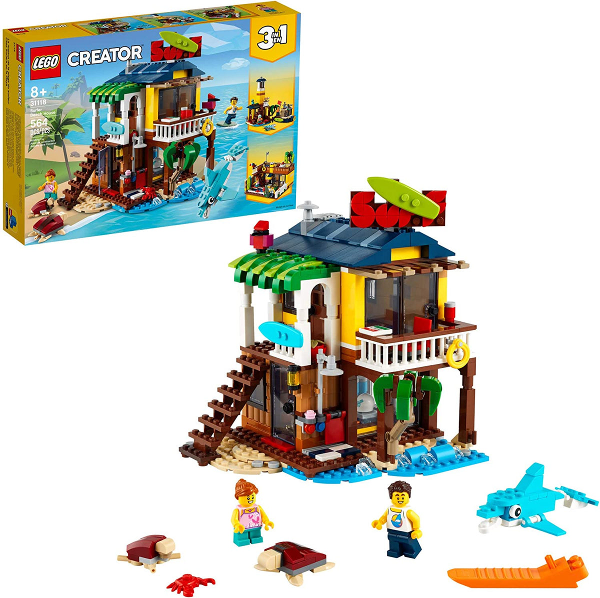 31118 Surfer Beach House (Retired) (New Sealed) product image 1, provided for visual reference and product detail review