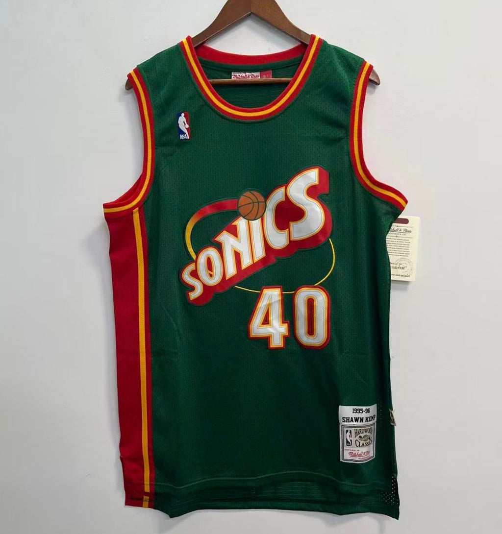 Shawn Kemp Seattle SuperSonics Official NBA Mitchell & Ness product image 3