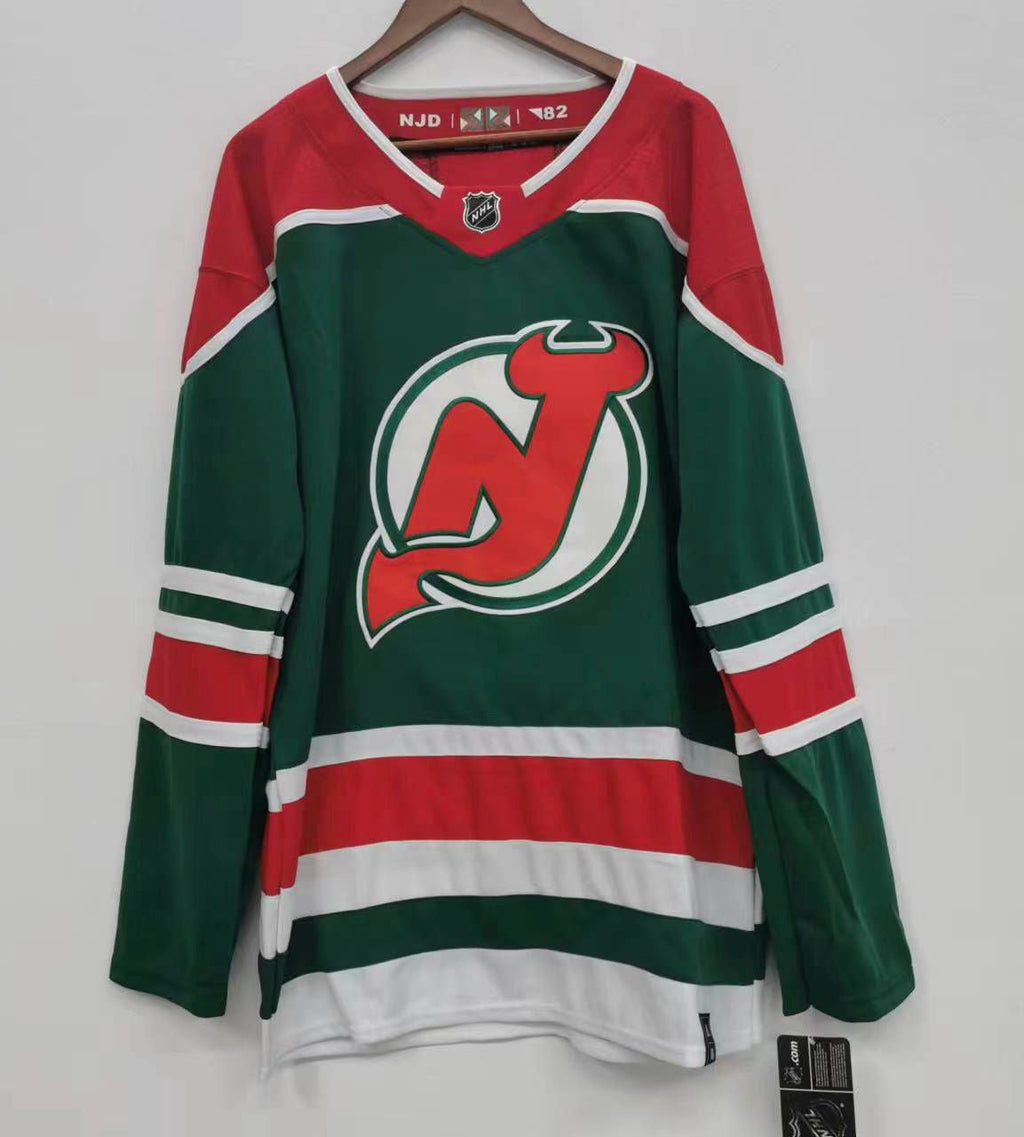 New Jersey Devils Official NHL green No name on back Adidas product image 1