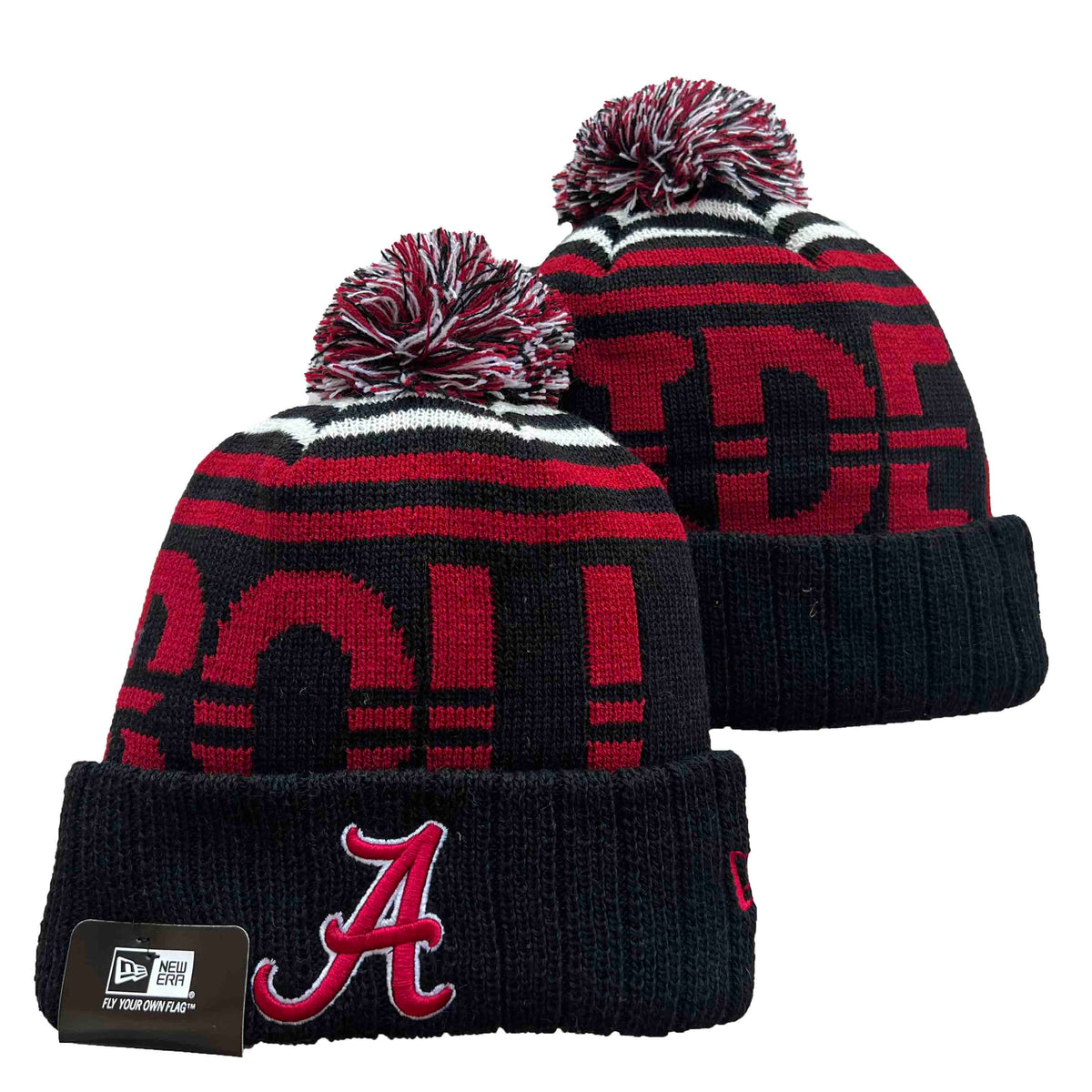Alabama Crimson Tide NCAA New Era winter Hat with Pom product image 1