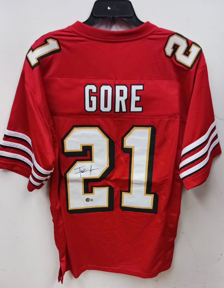 Frank Gore San Francisco 49ers Autographed Jersey Beckett product image 1