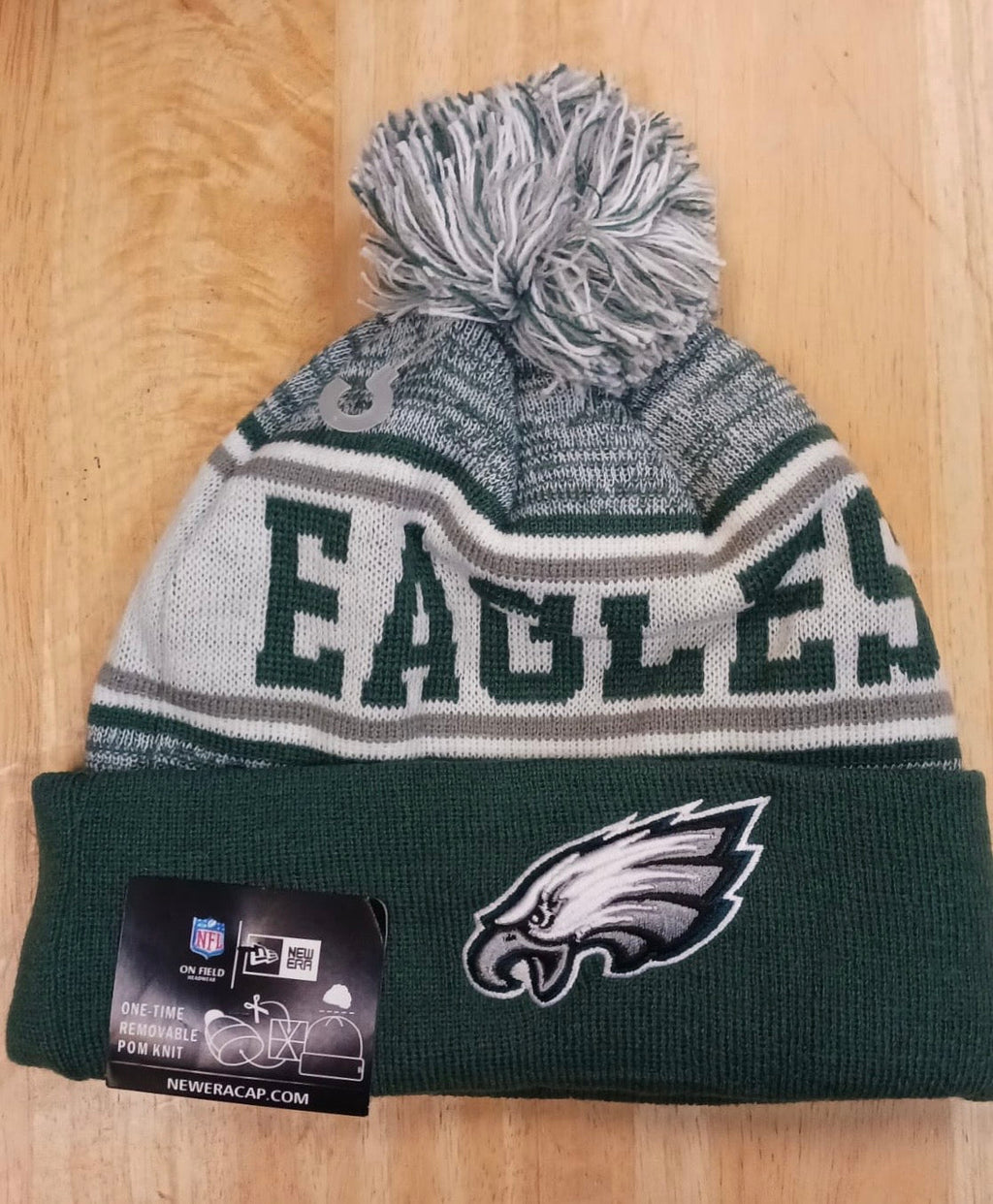 Philadelphia Eagles NFL New Era winter knit Hat with Pom product image 1