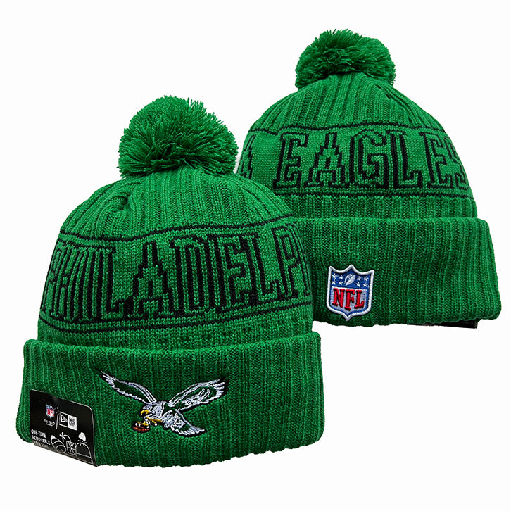 Philadelphia Eagles retro logo NFL New Era winter knit Hat product image 1