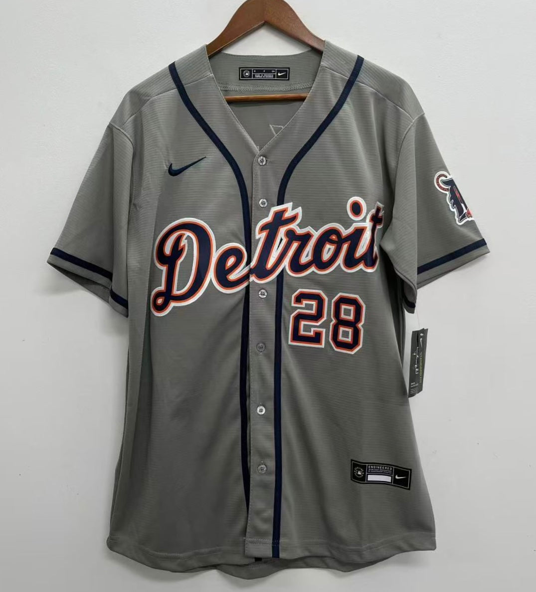 Javier Báez Detroit Tigers Jersey gray product image 3