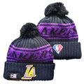 Los Angeles Lakers NBA New Era winter Hat with Pom product image 1