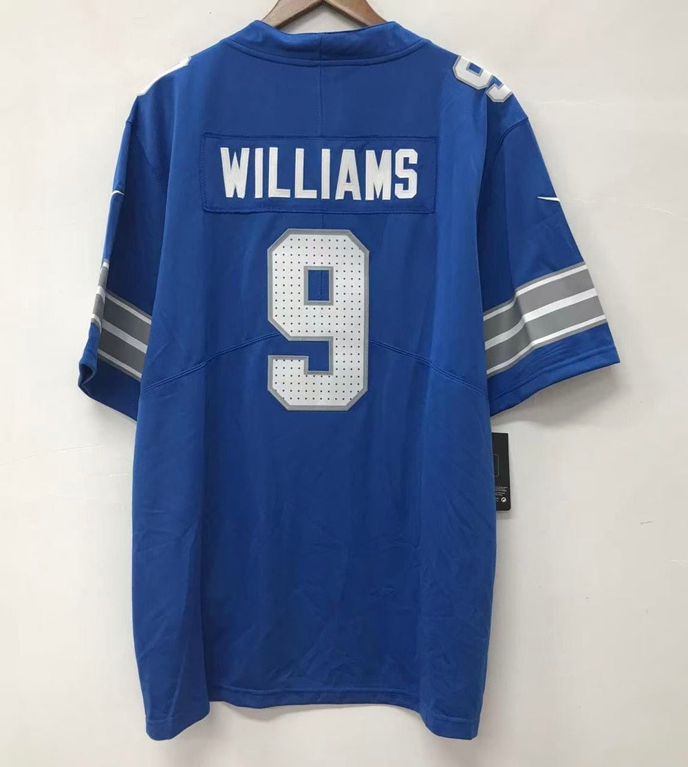 Jameson Williams Detroit Lions Official Nike Jersey blue
