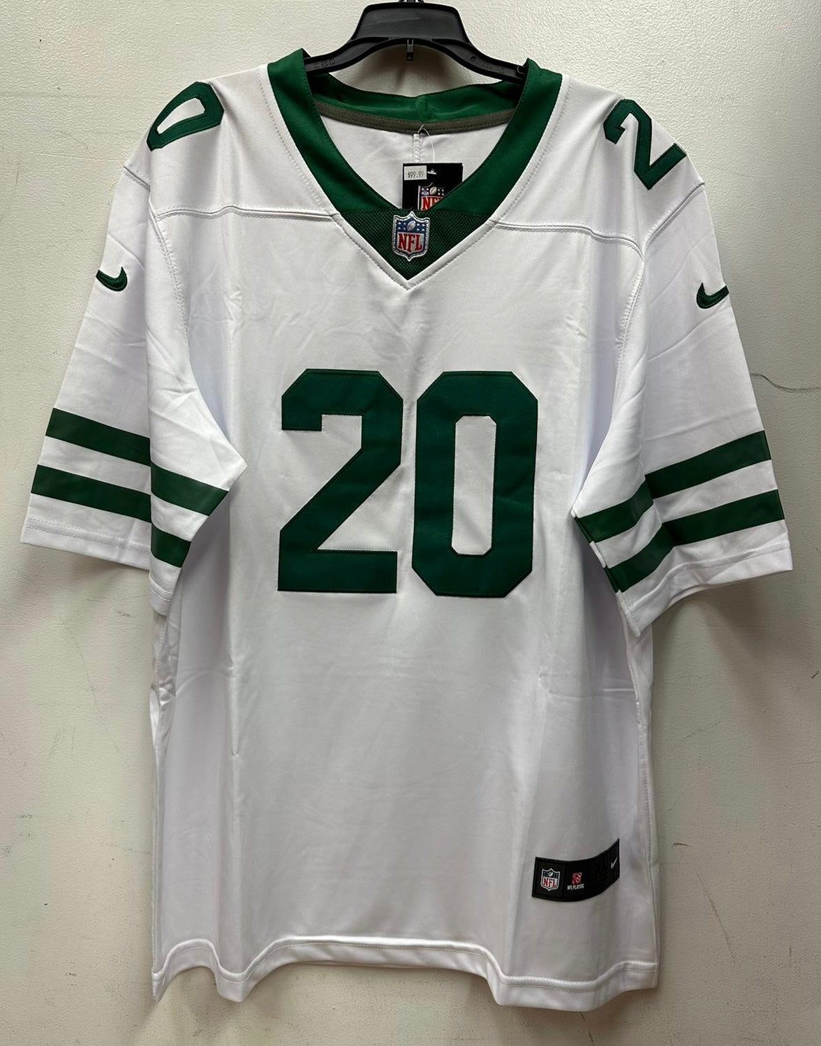 Breece Hall New York Jets Jersey 2023 retro throwback product image 2
