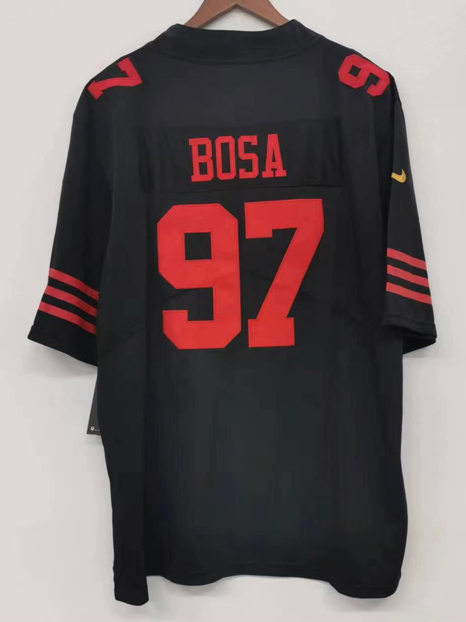 Nick Bosa San Francisco 49ers Official NFL Nike Jersey black