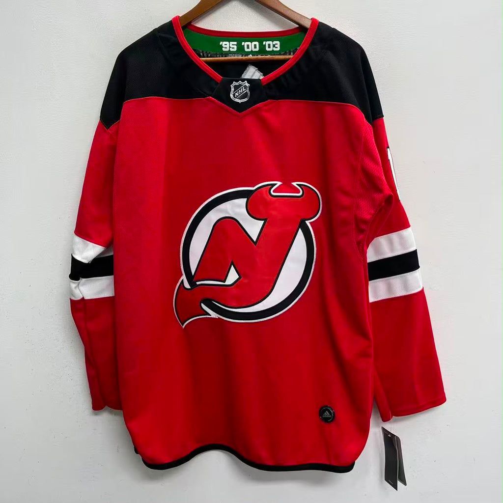 Nico Hischier New Jersey Devils Official NHL Adidas red product image 3