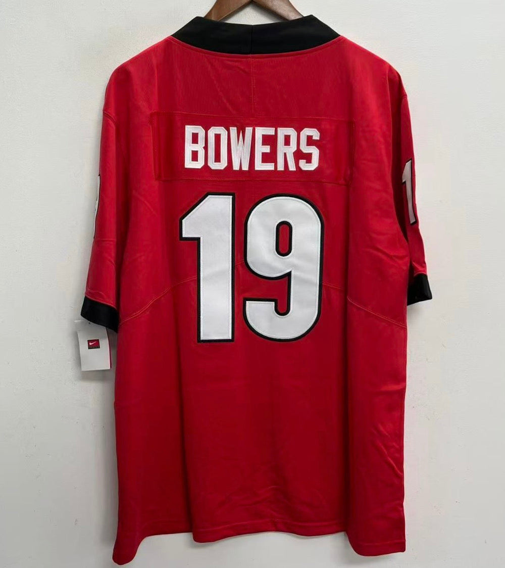 Brock Bowers Georgia Bulldogs Official NCAA Nike Jersey red