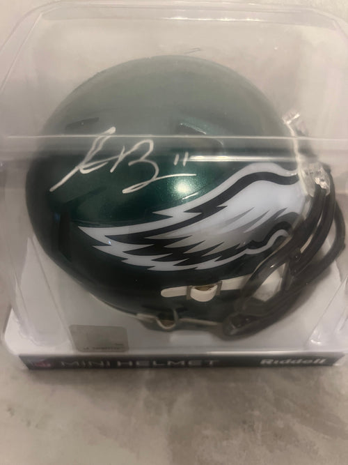 A.J. Brown Autographed Philadelphia Eagles Mini Helmet with product image 2