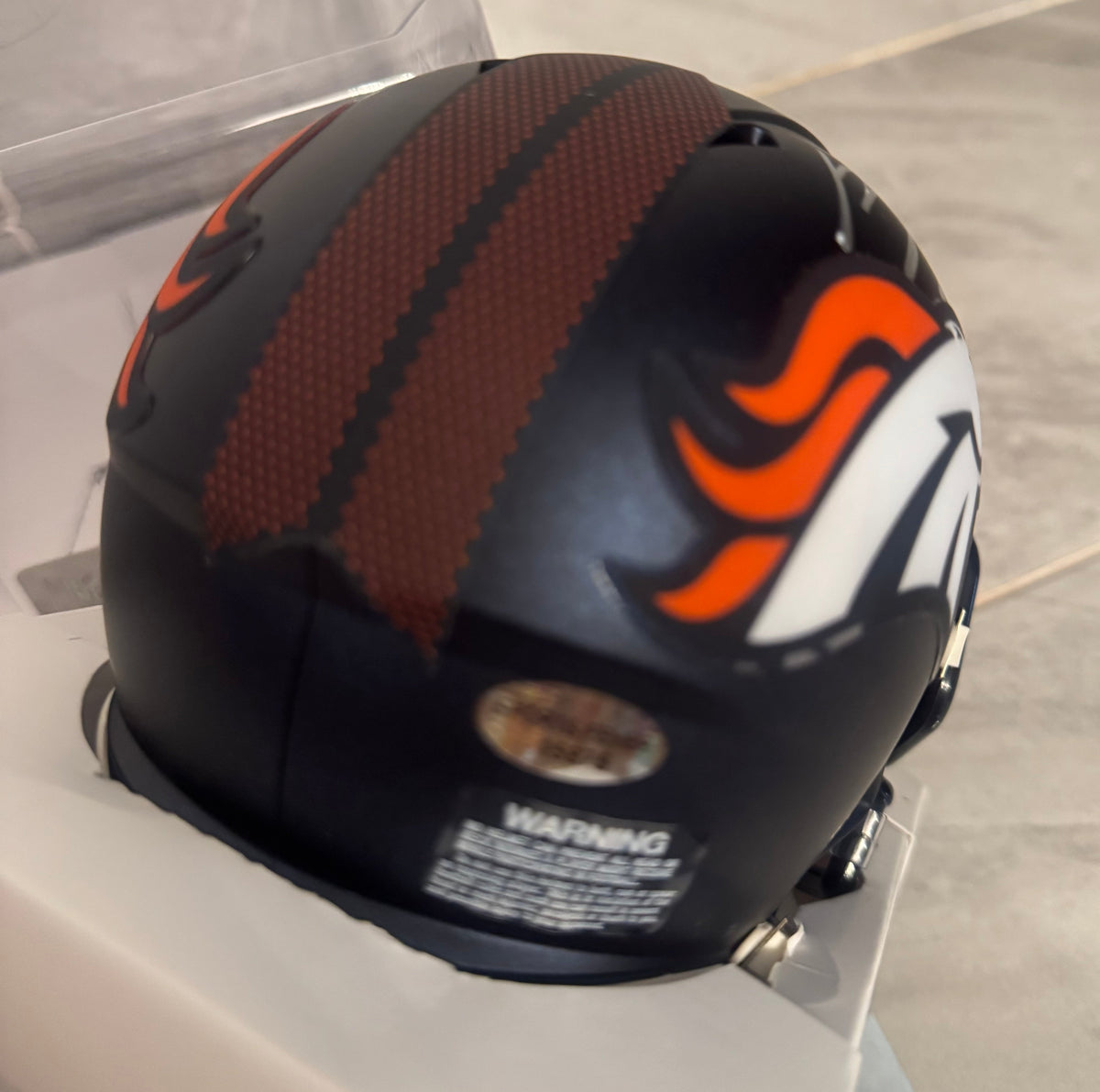 Bo Nix Denver Broncos Autographed Mini Helmet with COA & product image 4