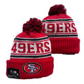 San Francisco 49ers NFL New Era winter Hat with Pom product image 1