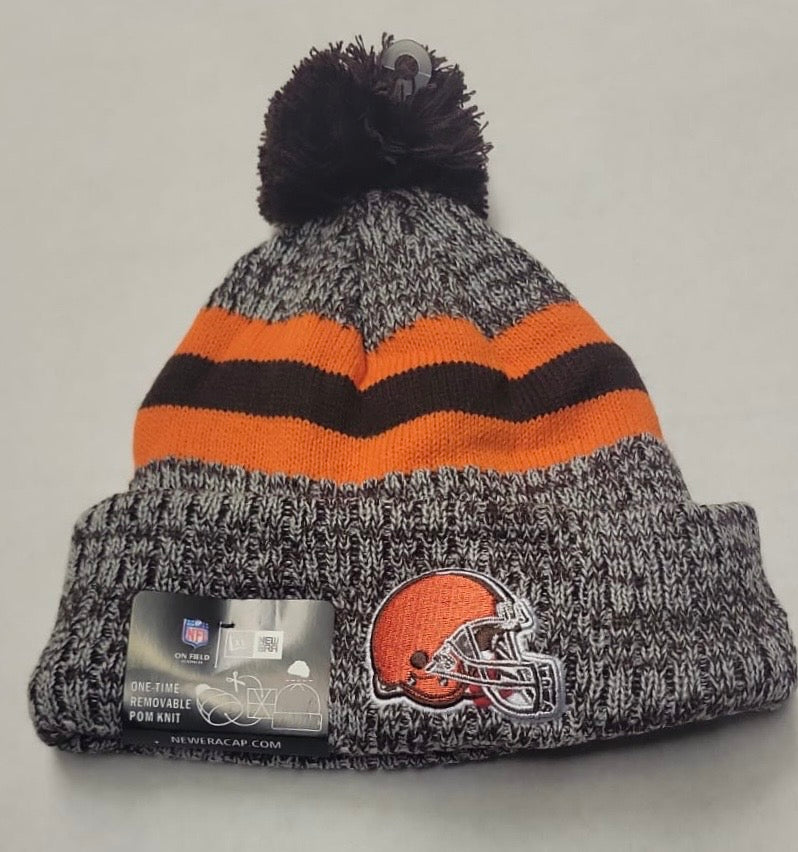 Cleveland Browns NFL New Era winter Hat with Pom product image 1