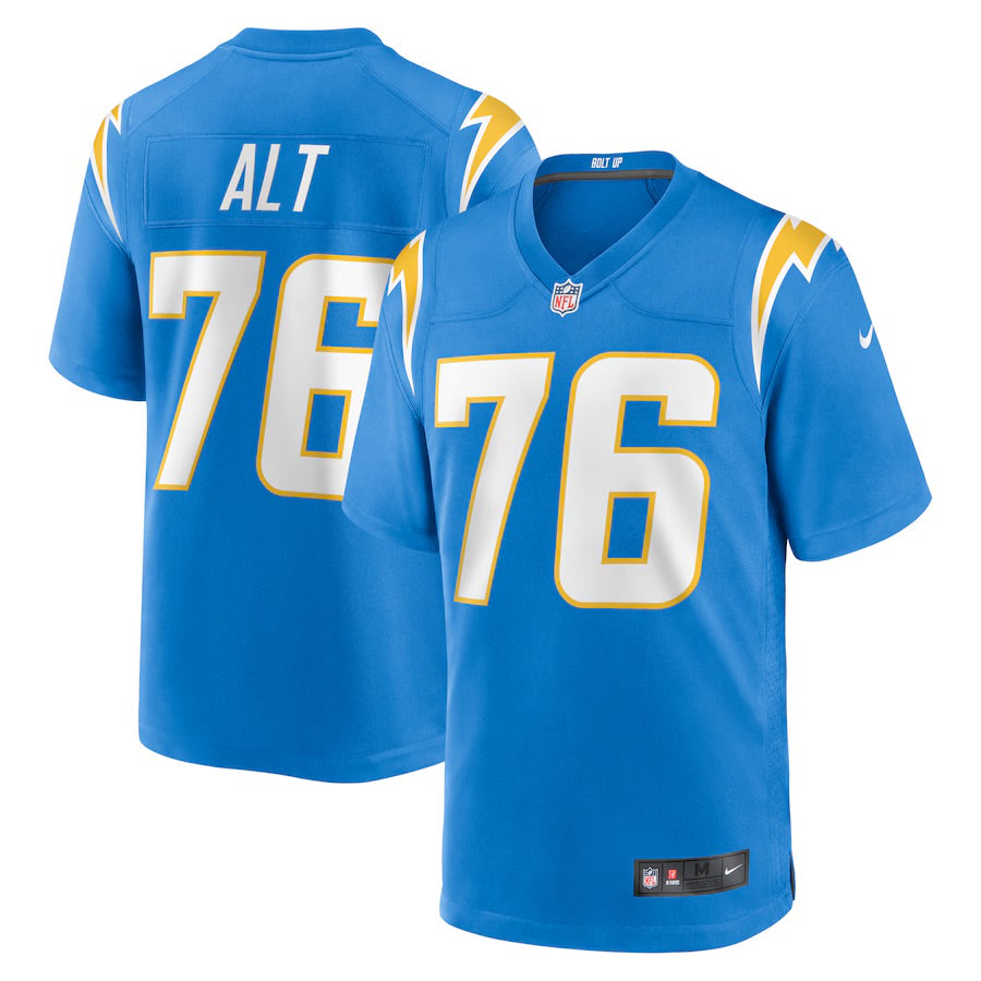 Joe Alt Los Angeles Chargers Official NFL NIKE Jersey light