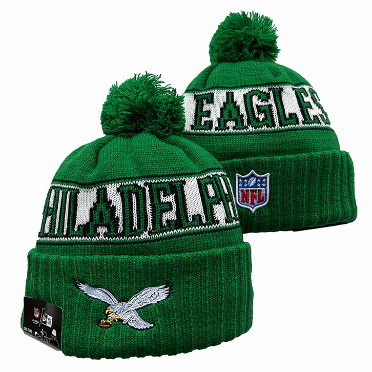Philadelphia Eagles retro logo NFL New Era winter knit Hat product image 1