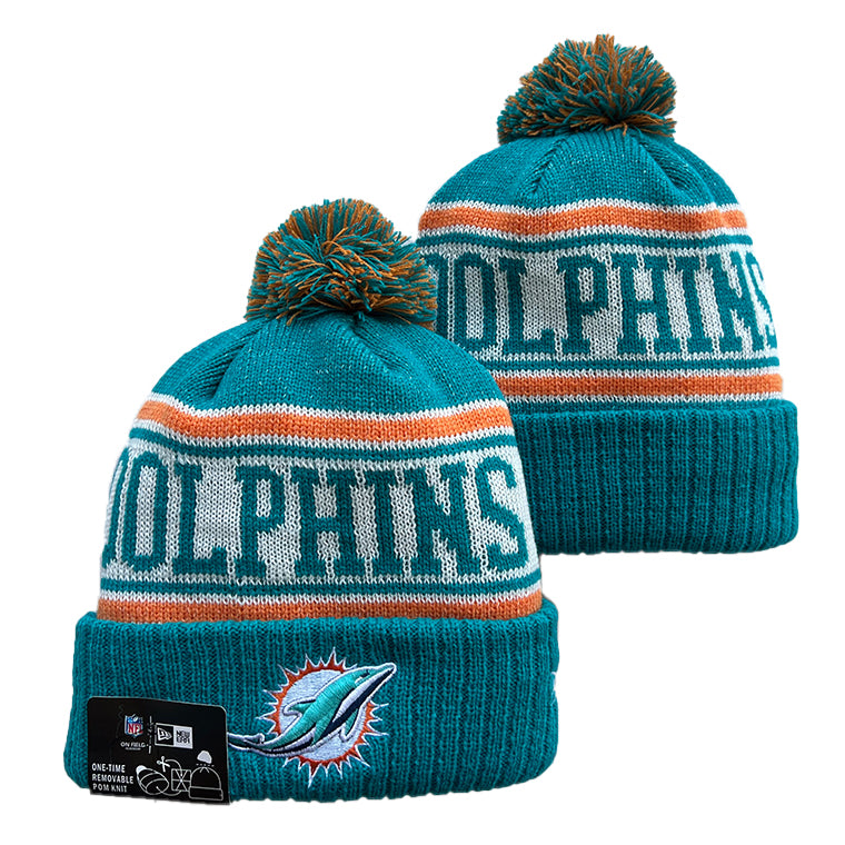 Miami Dolphins NFL New Era winter knit Hat with Pom product image 1