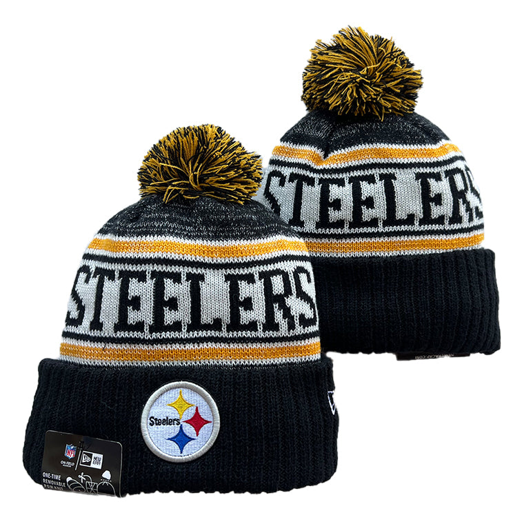 Pittsburgh Steelers NFL New Era winter Hat with Pom product image 1